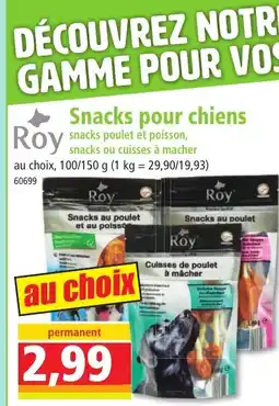 Norma ROY Snacks pour chiens offre