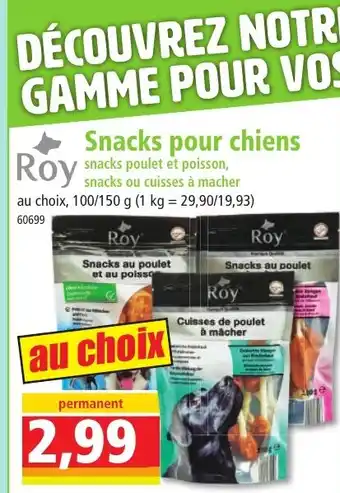 Norma ROY Snacks pour chiens offre