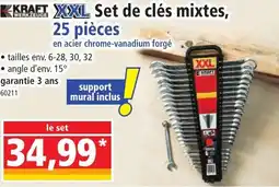 Norma KKRAFT XXL Set de clés mixtes, offre