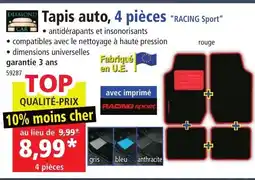 Norma DIAMOND Tapis auto offre