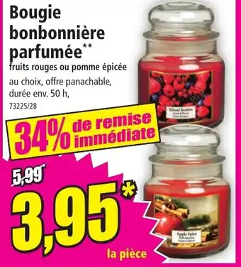 Norma Bougie bonbonnière parfumée offre