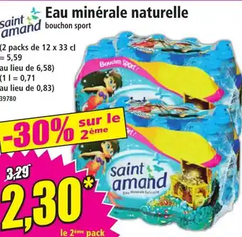 Norma SAINT AMAND Eau minérale naturelle offre