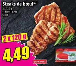 Norma Steaks de bœuf offre