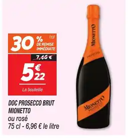 Netto MIONETTO Doc prosecco brut offre