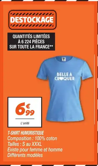 Netto T-shirt humoristique offre