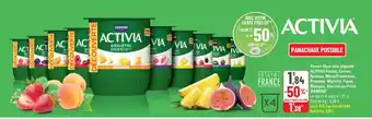 G20 ACTIVIA Yaourt Bien-être digestif offre