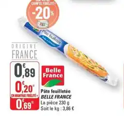 G20 BELLE FRANCE Pâte feuilletée offre