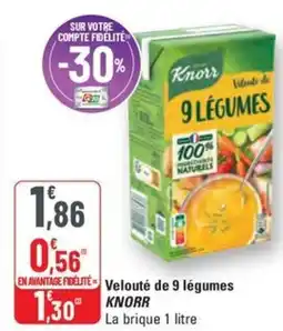 G20 KNORR Velouté de 9 légumes offre