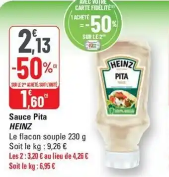 G20 HEINZ Sauce Algérienne offre