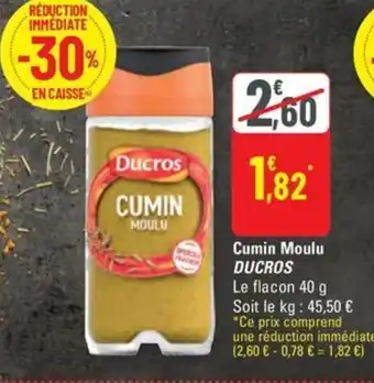 G20 DUCROS Cumin Moulu offre