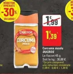 G20 DUCROS Curcuma moulu offre