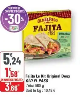 G20 OLD EL PASO Fajita Le Kit Original Doux offre