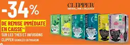 G20 CLIPPER Sur les thés et infusions signalés en magasin offre