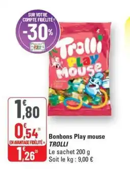 G20 TROLLI Bonbons Play mouse offre