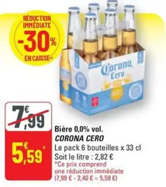 G20 CORONA CERO Bière 0,0% vol. offre