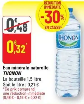 G20 THONON Eau minérale naturelle offre