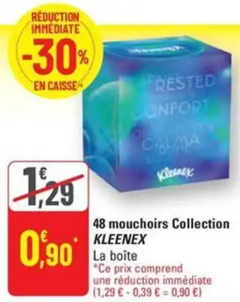 G20 KLEENEX 48 mouchoirs Collection offre