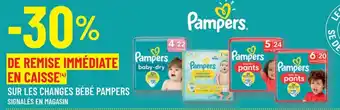 G20 PAMPERS Sur les changes bébé offre