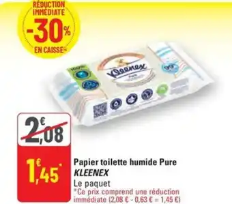 G20 KLEENEX Papier toilette humide Pure offre