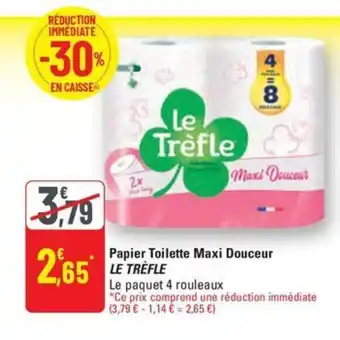 G20 LE TRÈFLE Papier Toilette Maxi Douceur offre