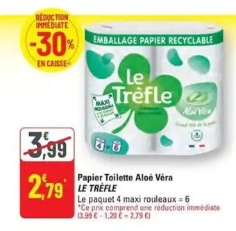 G20 LE TRÈFLE Papier Toilette Aloé Véra offre