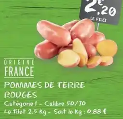 G20 Pommes de terre rouges offre