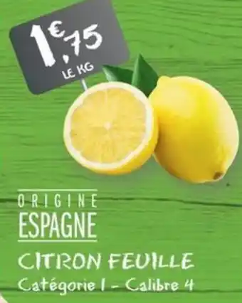 G20 Citron feuille offre