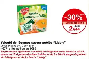 Monoprix Liebig velouté de légumes saveur poêlée offre