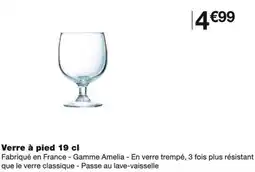 Monoprix Verre à pied offre