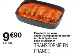 Monoprix Paupiette de veau sauce champignon et tomate offre