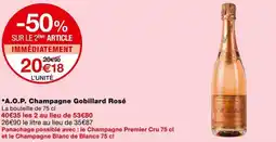 Monoprix A.O.P. Champagne Gobillard Rosé offre