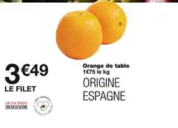 Monoprix Orange de table offre