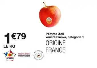 Monoprix Pomme Zeli offre