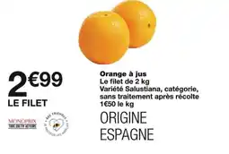 Monoprix Orange à jus offre