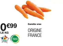 Monoprix Carotte vrac offre