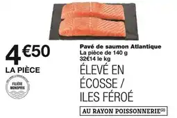 Monoprix Élevé en écosse / iles féroé pavé de saumon atlantique offre