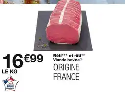 Monoprix Víande bovine française Rôti et rôti Viande bovine offre