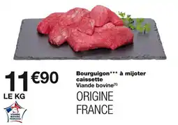 Monoprix Víande bovine française bourguigon à mijoter caissette Viande bovine offre