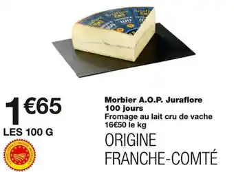 Monoprix Morbier A.O.P. Juraflore 100 jours offre