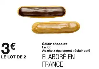 Monoprix Éclair chocolat offre