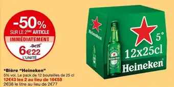 Monoprix Heineken Bière offre