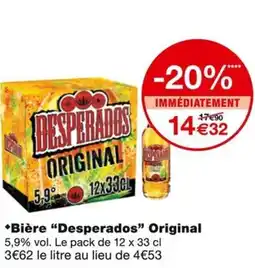 Monoprix Desperados Bière Original offre