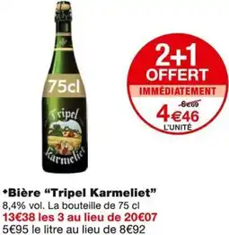 Monoprix Tripel Karmeliet Bière offre