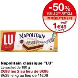 Monoprix LU Napolitain classique offre