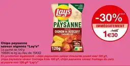 Monoprix Lay's Chips paysanne saveur oignons offre