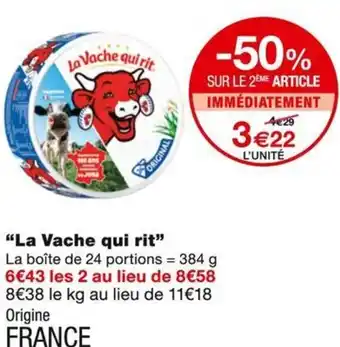 Monoprix La Vache qui rit offre