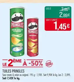 Match PRINGLES Tuiles offre