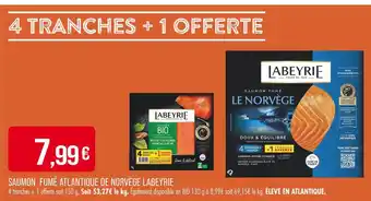 Match LABEYRIE Saumon fumé Atlantique de Norvège offre