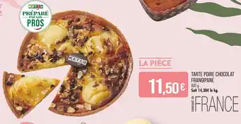 Match MATCH Tarte Poire Chocolat Frangipane offre