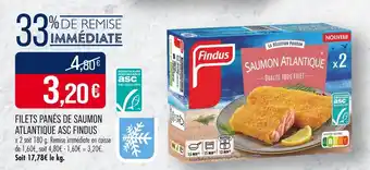 Match Findus Filets panés de saumon Atlantique ASC offre